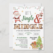 Invitation Soirée pull moche Jingle et Mingle (Devant)