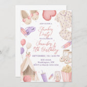 Invitation Soirée Pyjama Dodo (Devant / Derrière)