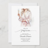 Invitation Soirée Pyjama 'PJs & Prosecco' Week-end d'Enterrem (Devant)