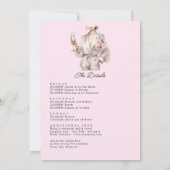 Invitation Soirée Pyjama 'PJs & Prosecco' Week-end d'Enterrem (Dos)