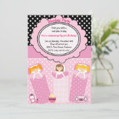 Invitation Soirée pyjamas (Debout devant)