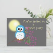 Invitation Soirée pyjamas avec le couche-tard (Debout devant)