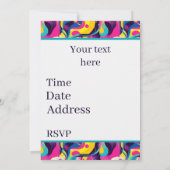 Invitation Soirée rétro Cool 90's (Dos)