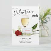 Invitation Soirée Romantique de la Saint-Valentin (Debout devant)