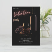 Invitation Soirée Romantique de la Saint-Valentin (Debout devant)