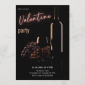 Invitation Soirée Romantique de la Saint-Valentin (Devant)