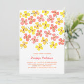 Invitation Soirée rose pâle Chic Fun Fête des mariées (Debout devant)