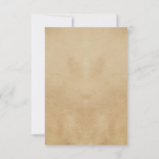 Invitation Soirée Rustique simple et élégante (Dos)