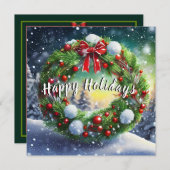 Invitation Soirée Snowath (Devant / Derrière)