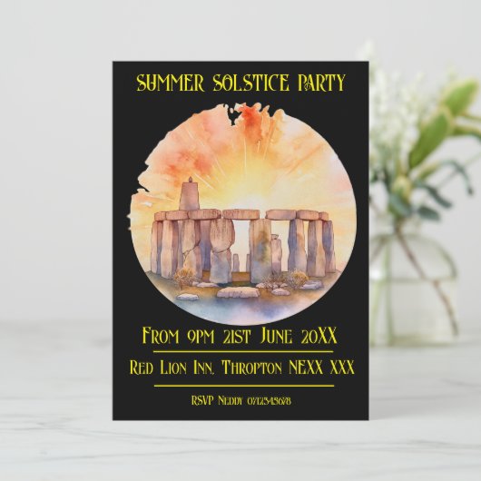 Invitation Soirée solstice (Debout devant)