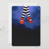 Invitation soirée sorcière à l'halloween fête de bachelorette (Dos)