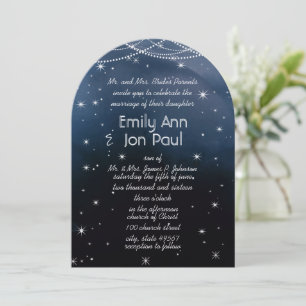 Invitation Soirée sous les étoiles Mariage