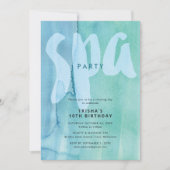 Invitation Soirée Spa (Devant)