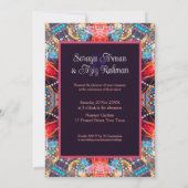 Invitation Soirée Spéciale Psychedelique Colorée de Goa (Dos)