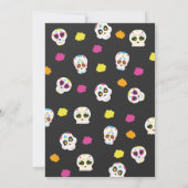 Invitation Soirée Sugar Personnalisée Anniversaire (Dos)