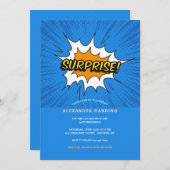 Invitation Soirée surprise (Devant / Derrière)