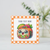 Invitation Soirée sushi gourmande (Debout devant)