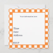 Invitation Soirée sushi gourmande (Dos)