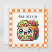 Invitation Soirée sushi gourmande (Devant)