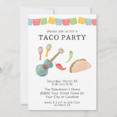 Invitation Soirée Taco Mexicain (Devant)