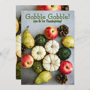 Invitation Soirée Thanksgiving