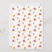 Invitation Soirée Thanksgiving (Dos)