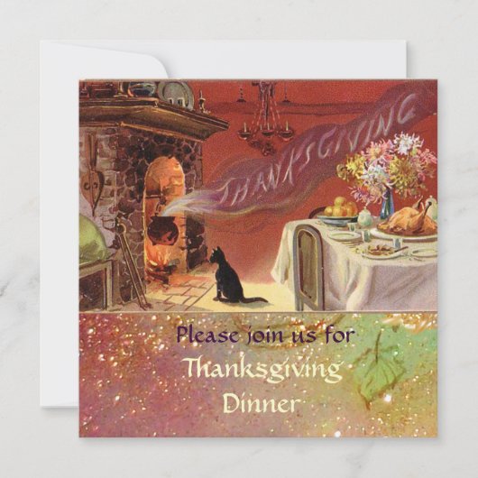 Invitation Soirée Thanksgiving (Devant)