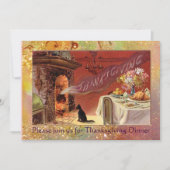 Invitation Soirée Thanksgiving (Devant)
