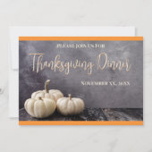 Invitation Soirée Thanksgiving (Devant)