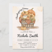 Invitation Soirée Thanksgiving (Devant)