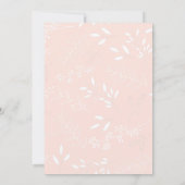 Invitation Soirée Thanksgiving Citrouille rose (Dos)