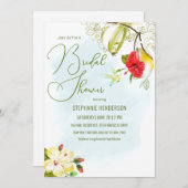 Invitation Soirée Thé aux colibris (Devant / Derrière)