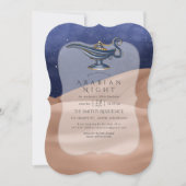 Invitation Soirée Thème des Mille et Une Nuits (Devant)