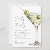 Invitation Soirée Trente 30e fête d'anniversaire (Devant)