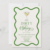 Invitation Soirée Trente Sale Martini 30e fête d'anniversaire (Devant)