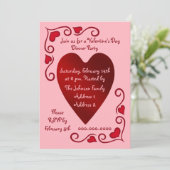 Invitation Soirée Valentines (Debout devant)