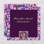 INVITATION SOIRÉE VÉNITIENNE DE LA SAINT-VALENTIN AVEC MASQUE (Devant / Derrière)