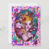 INVITATION SOIRÉE VÉNITIENNE DE LA SAINT-VALENTIN AVEC MASQUE (Dos)