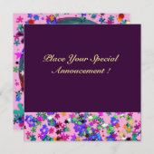 INVITATION SOIRÉE VÉNITIENNE DE LA SAINT-VALENTIN AVEC MASQUE (Devant / Derrière)