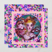 INVITATION SOIRÉE VÉNITIENNE DE LA SAINT-VALENTIN EN MASQUE (Devant / Derrière)