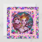 INVITATION SOIRÉE VÉNITIENNE DE MASQUES POUR LA SAINT-VALENTI (Devant)