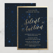 Invitation Soirée Vente aux Enchères Silencieuse (Devant / Derrière)