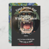 Invitation Soirée Vin & Fromage (Devant / Derrière)