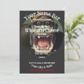 Invitation Soirée Vin & Fromage (Debout devant)