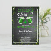 Invitation Soirées et bières St. Patricks 21e anniversaire fê (Debout devant)