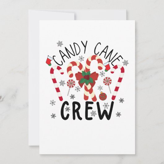 Invitation Sois gentil avec l'infirmière, le père Noël regard (Devant)