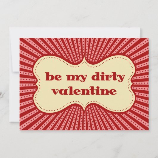 Invitation Sois ma sale Valentine (Devant)