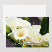 Invitation Sois ma servante calla (Devant / Derrière)