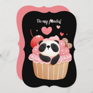 Invitation Sois mon panda valentine