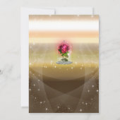 Invitation Sois notre Invité Fête de Rose Rouge Enchantée Mag (Dos)